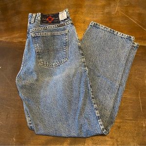 Vintage Lucky Brand Jeans Old-Fashioned Relaxed Fit Blue 29x30.5 Made In USA 90s